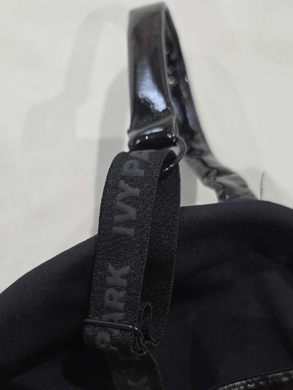 IVY PARK Black Patent Bustier Bra - Picture 7 of 12